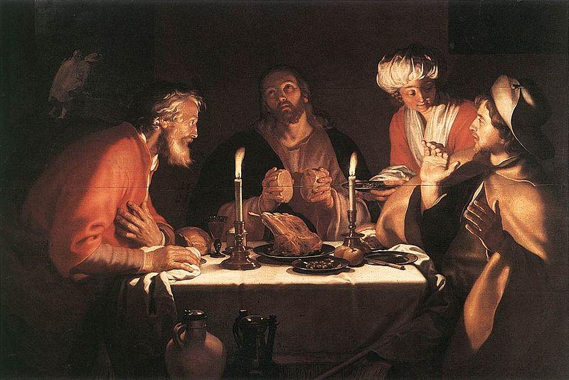 Abraham Bloemaert The Emmaus Disciples oil painting image